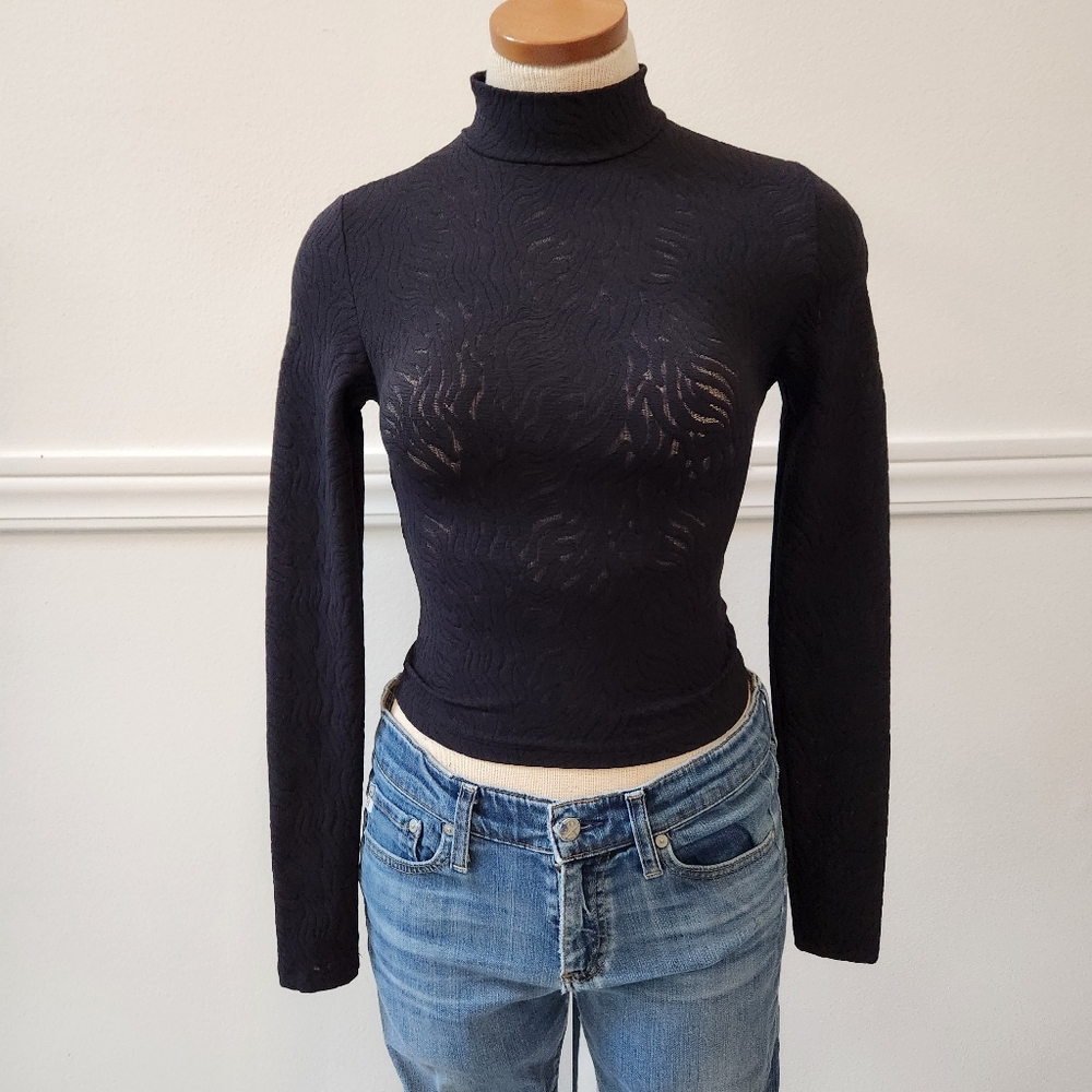 Babaton shapelace mockneck longsleeve - Picture 5 of 14